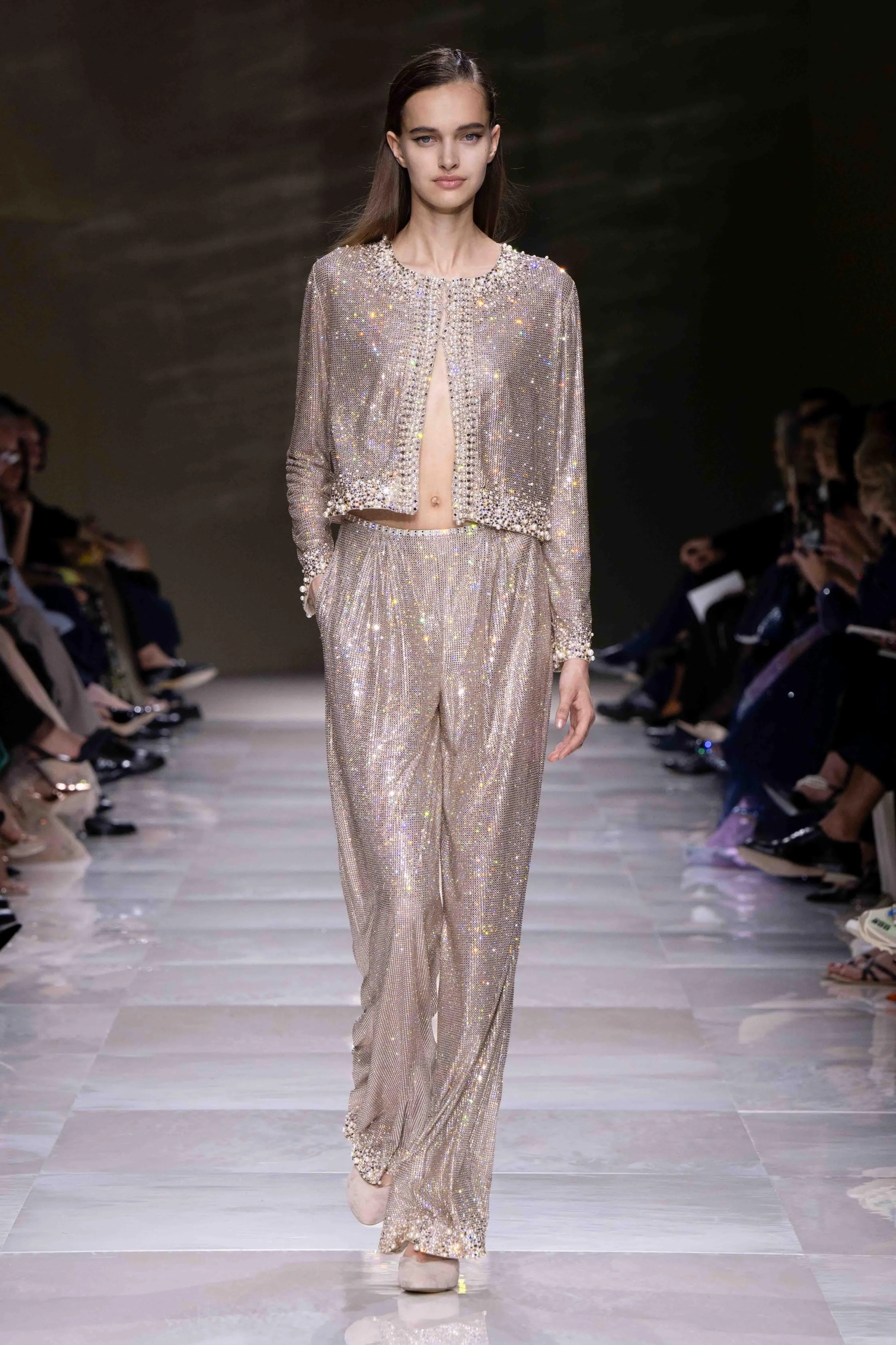 Fall 2024 Haute Couture: Armani's Timeless Pearls — CoutureNotebook